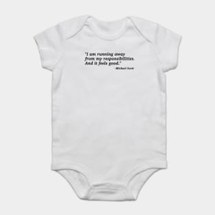 The Office Michael Scott Quote Baby Bodysuit